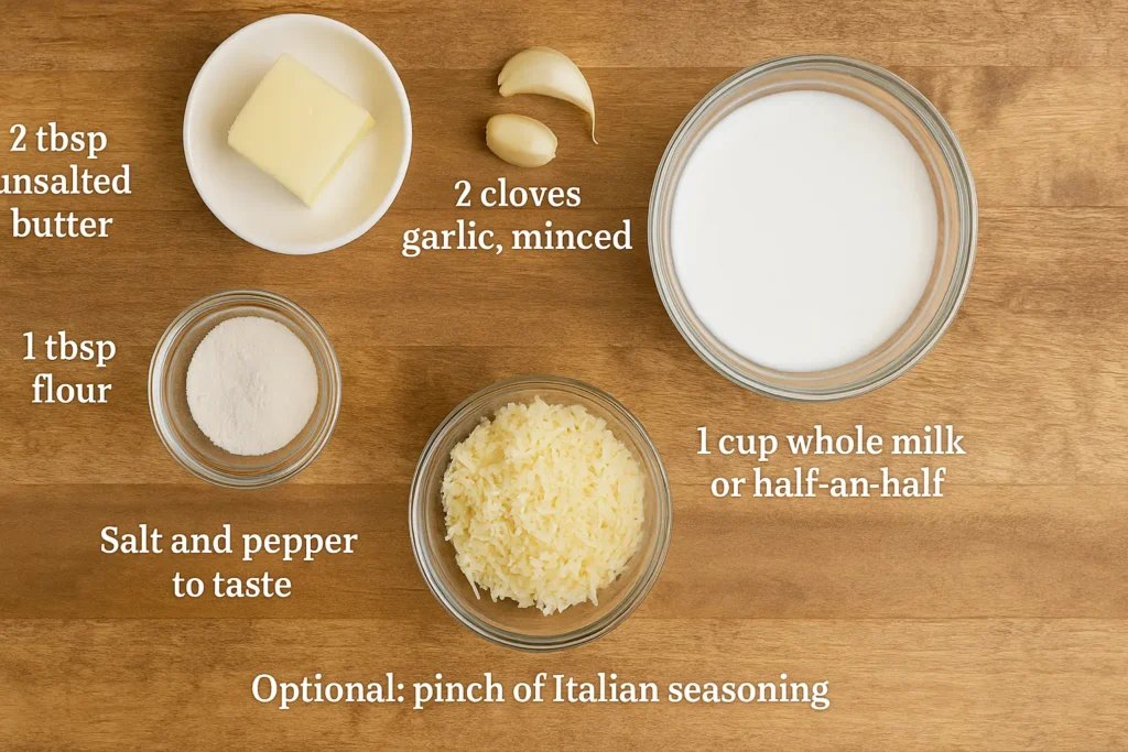 Pizza Hut Garlic Parmesan Sauce ingredients
