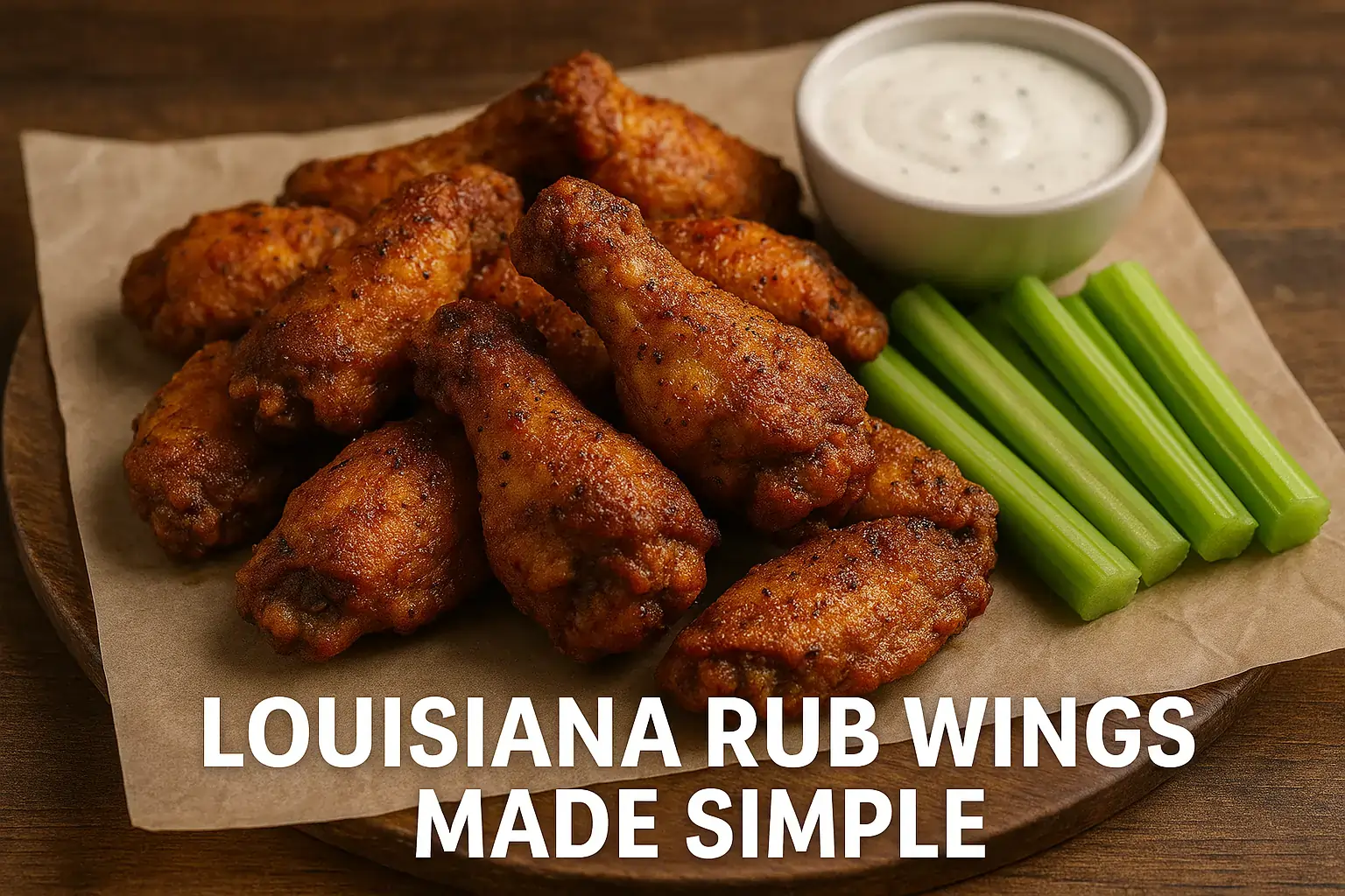 Louisiana Rub Wings