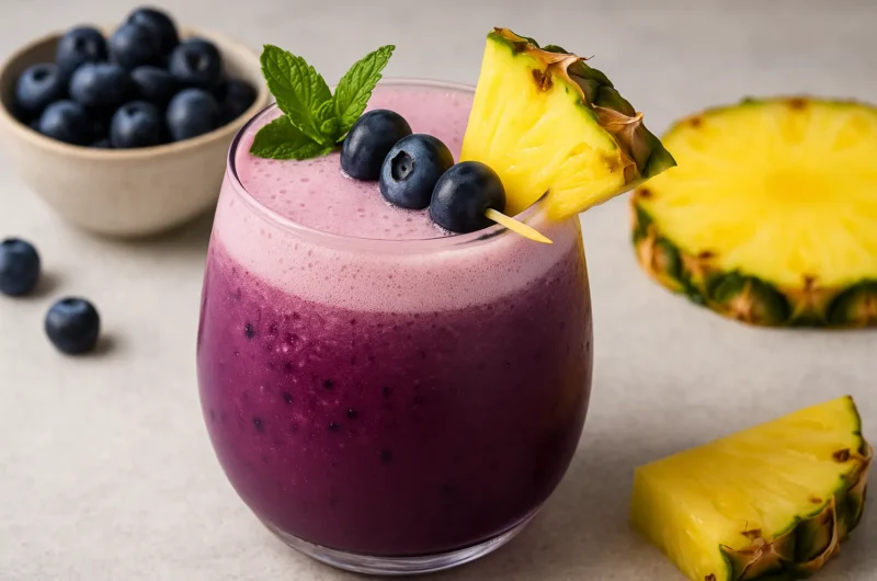 Blueberry Pineapple Tequila Sour