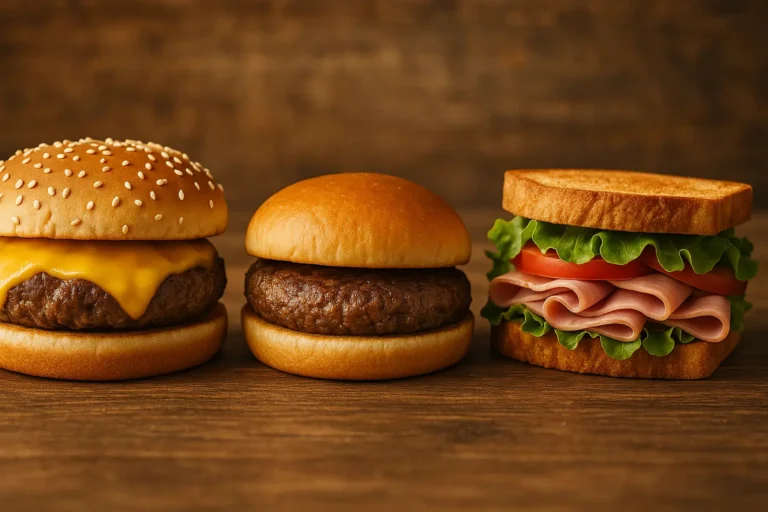 Burger vs Sandwich