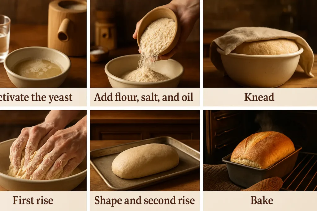 Fresh Milled Flour Bread Recipe step by step guide