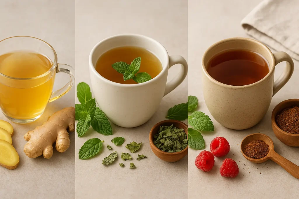 Rooibos Tea,Peppermint Tea,Ginger Tea