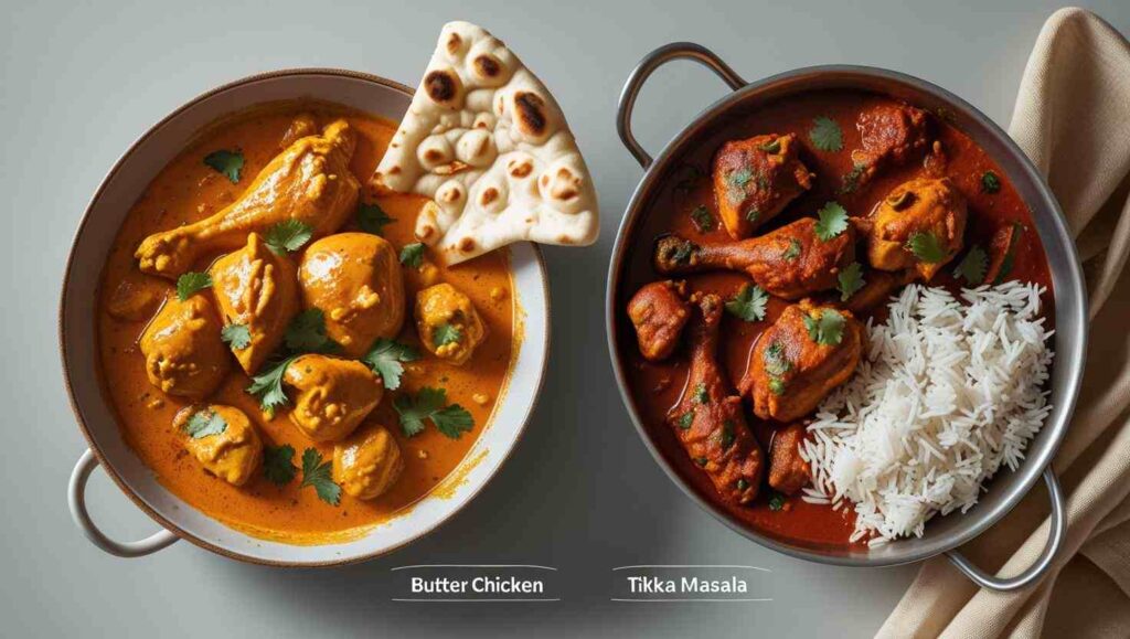 Butter Chicken vs. Tikka Masala
