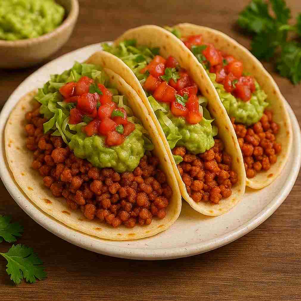 Vegan TVP Tacos