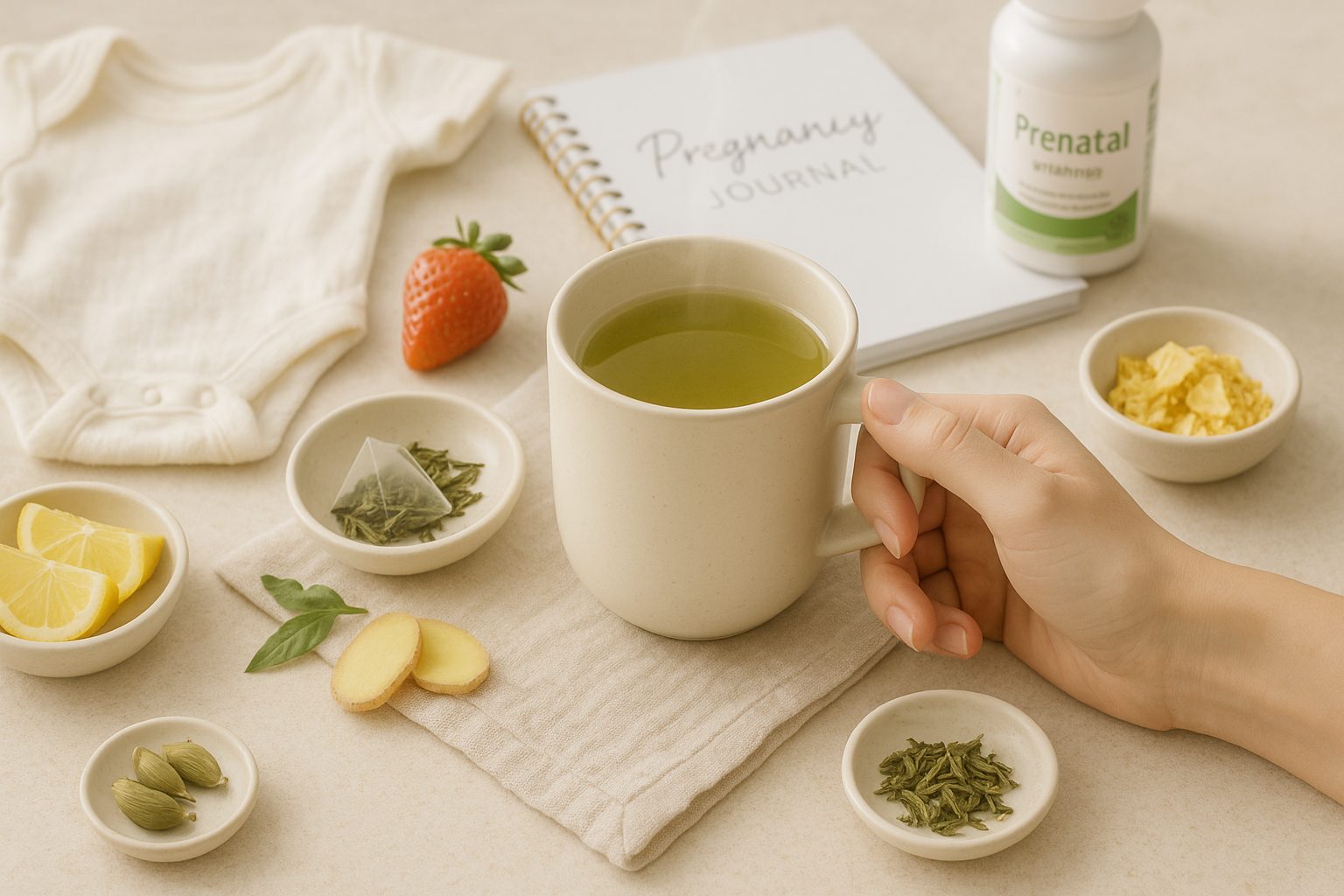 green tea while pregnant