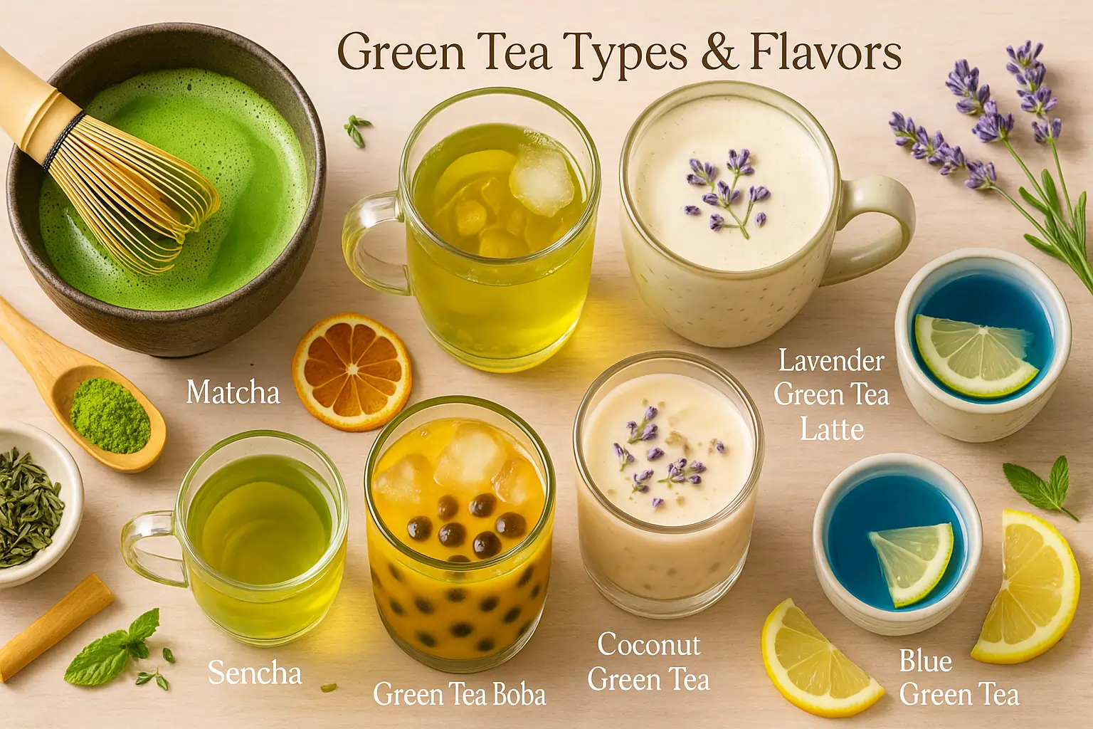 Types of Green Tea