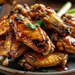 Grilled Honey Hot Wings