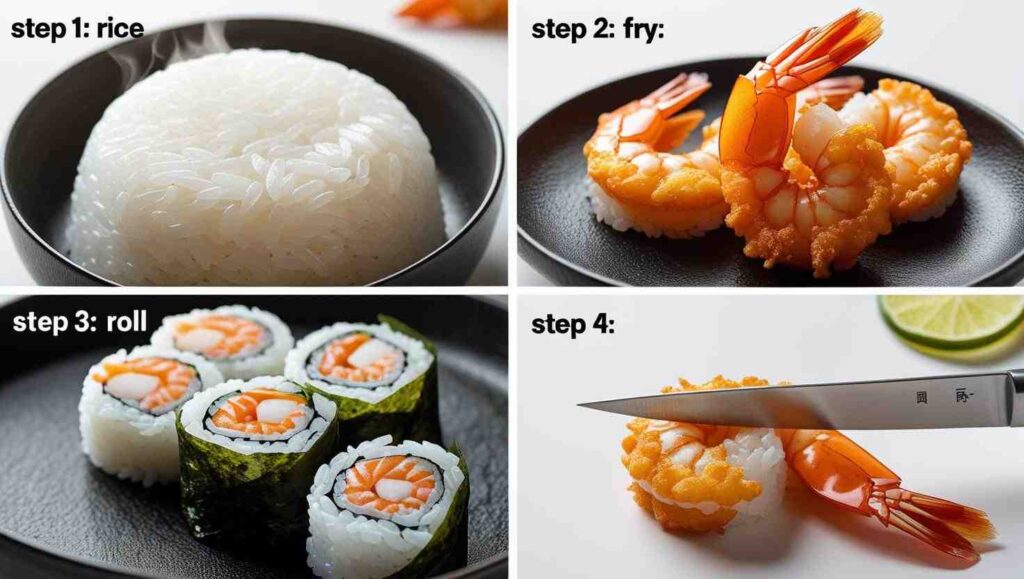Shrimp Tempura Rolls step by step guide