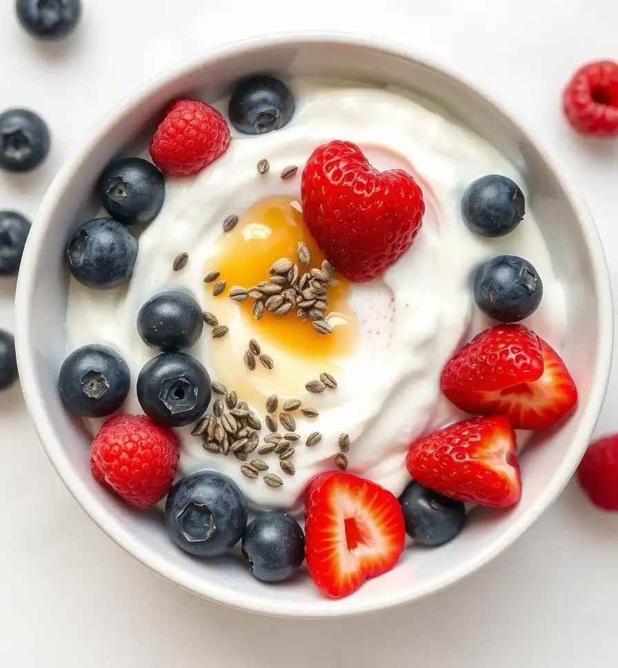 Greek Yogurt Berry Bowl