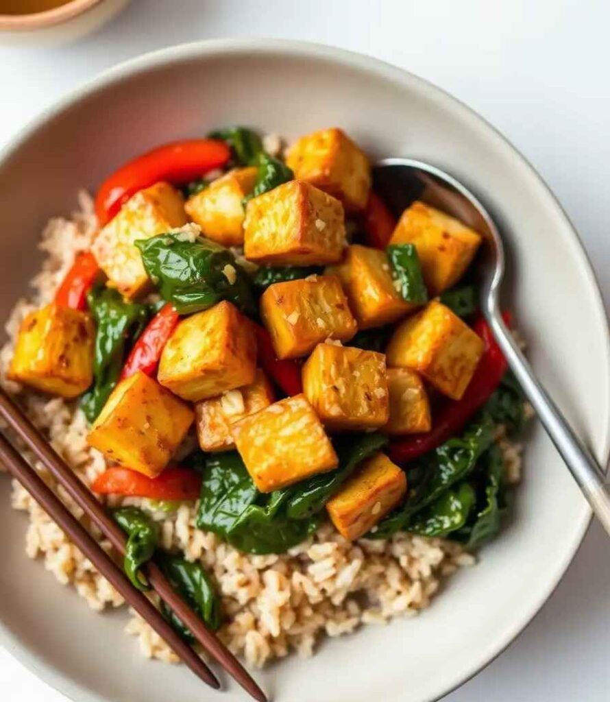 Stir-Fried Tofu with Veggies