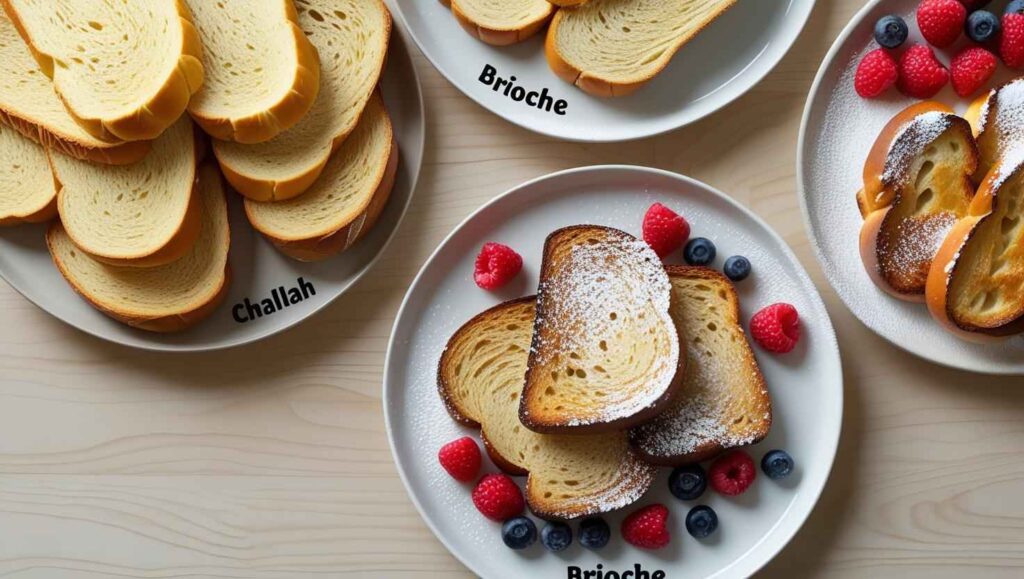 Challah Bread vs Brioche