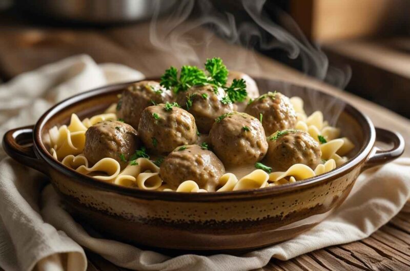 Crockpot Swedish Meatballs