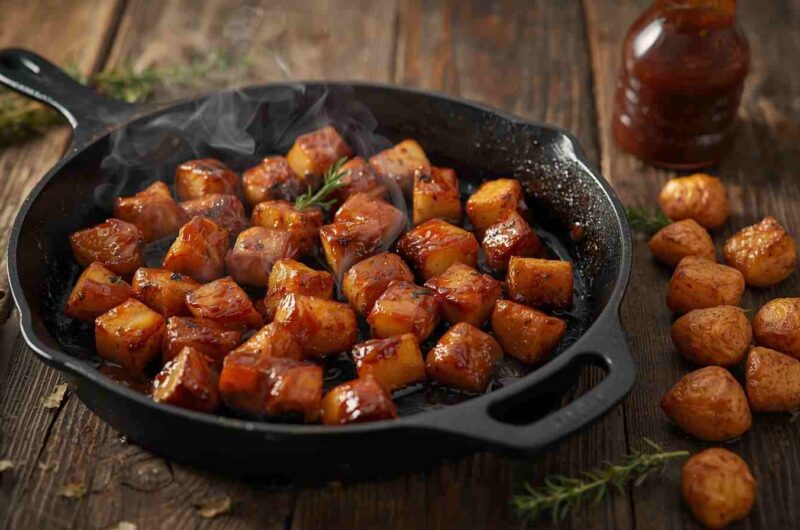 Griddle BBQ Chicken and Potatoes Recipe