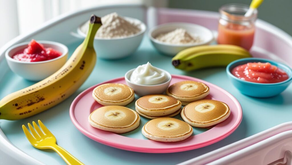 Healthy Banana Pancakes for Kids & Toddlers