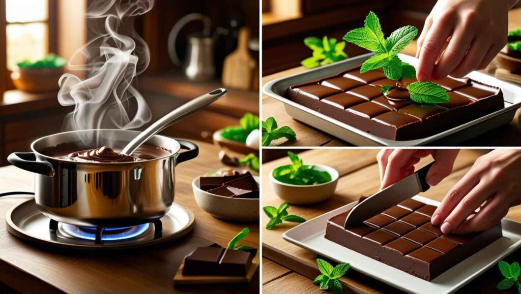 How to Make Mint Chocolate Fudge