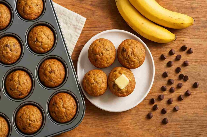 Mini Banana Bread Muffins