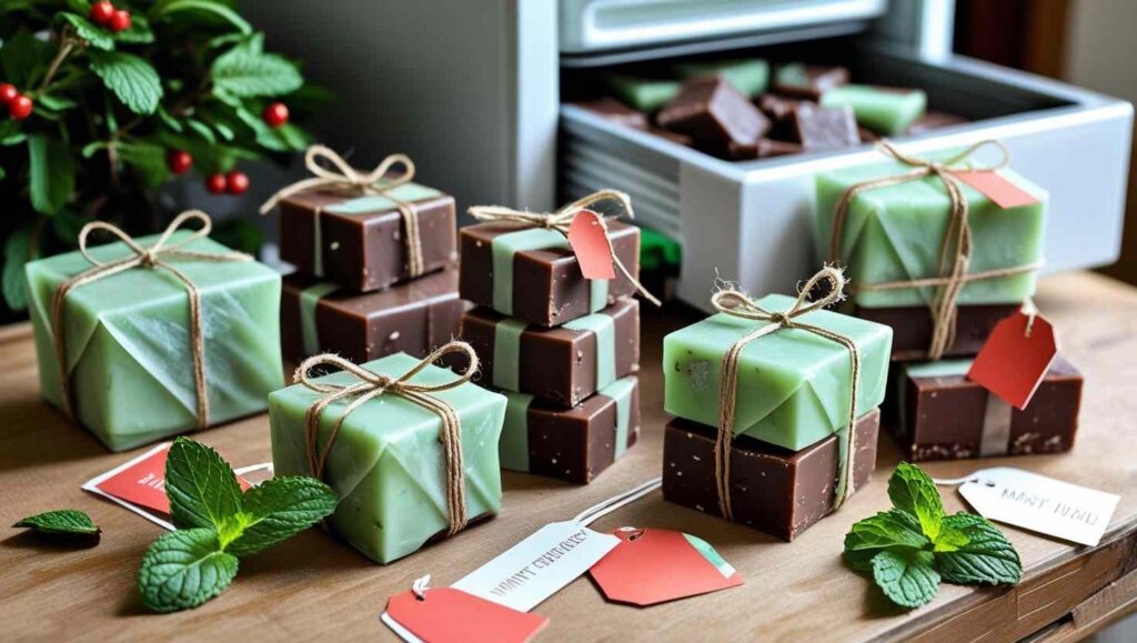 Serving, Storing & Gifting Tips Mint Chocolate Fudge