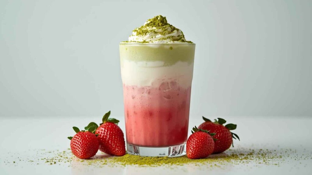 What Is a Strawberry Matcha Strato Frappuccino?