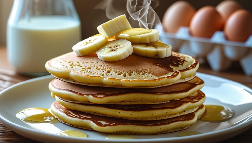 Classic Banana Pancake Recipe (With Flour & Egg)