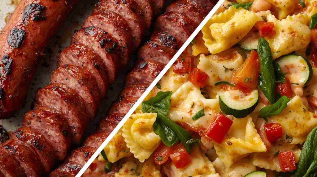 Why Kielbasa Tortellini and Veggies Work So Well
