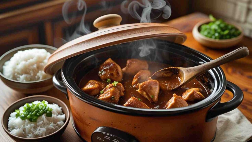 Crock Pot or Slow Cooker Bourbon Chicken