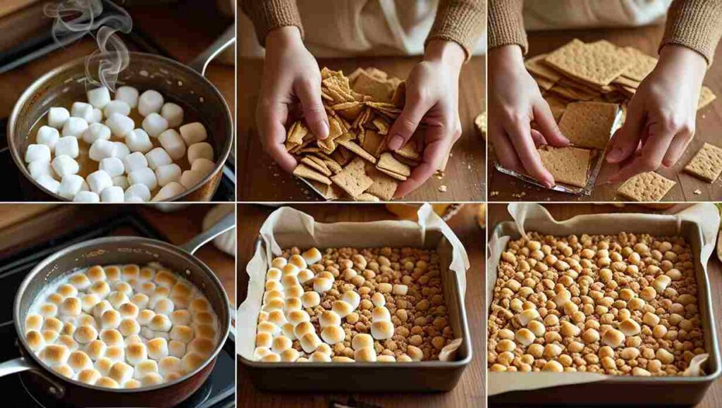 How to Make Golden Grahams S’mores Bars