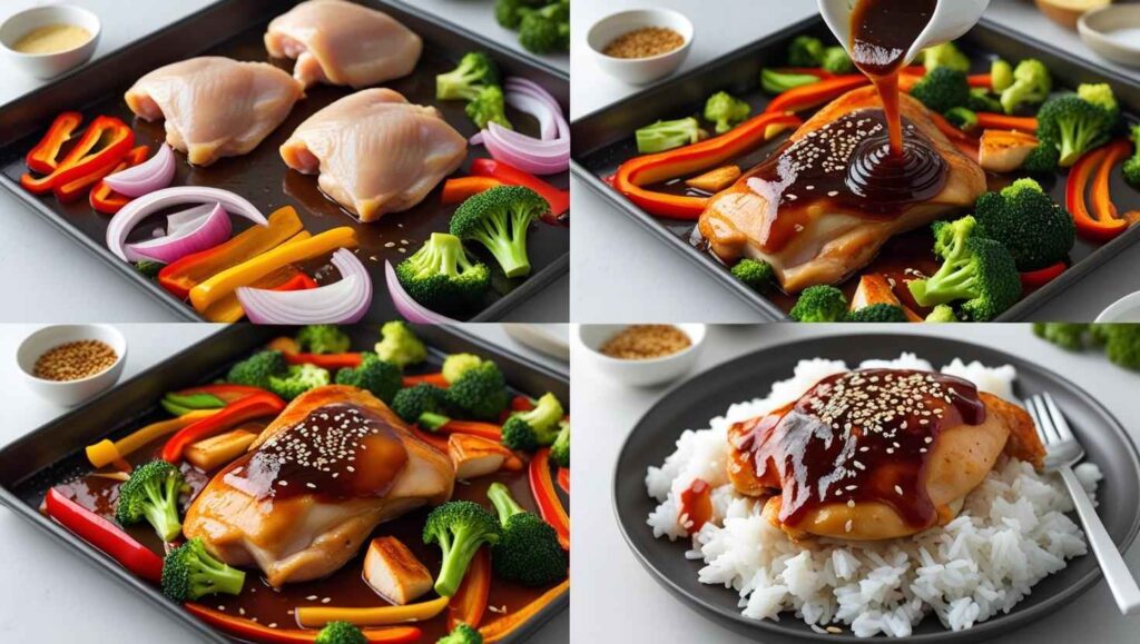 Step-by-Step Teriyaki Chicken Sheet Pan Meal Recipe