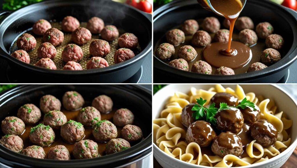 Step-by-Step: How to Make Crockpot Swedish Meatballs