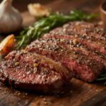 Kinders Prime Steak with Black Garlic & Truffle