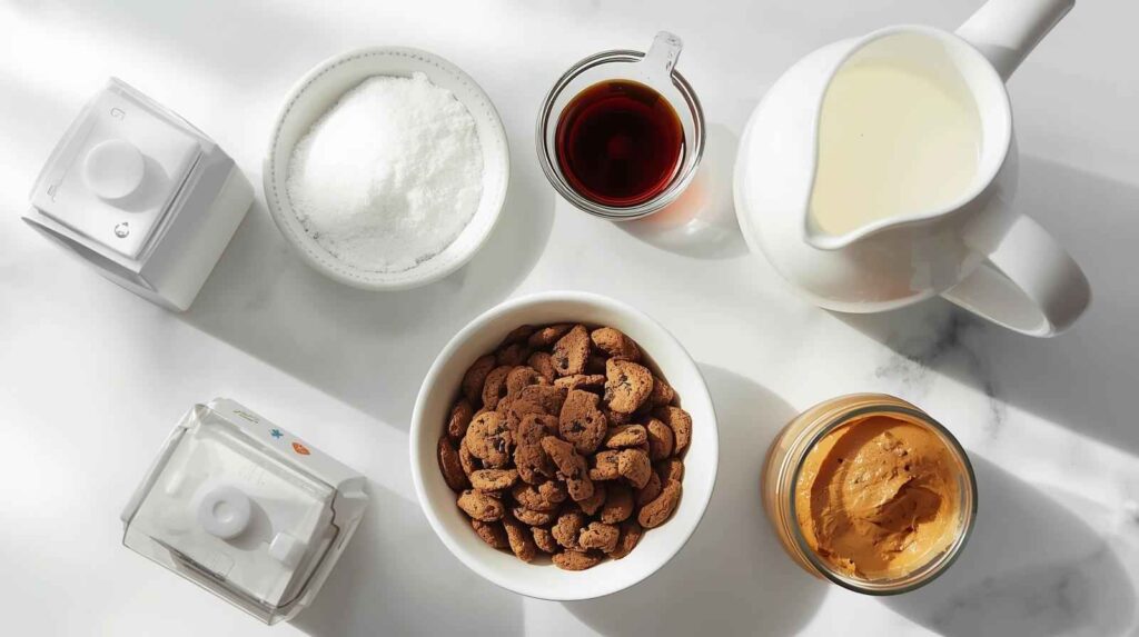 Ingredients You’ll Need for Ben and Jerry Milk and Cookies Ice Cream
