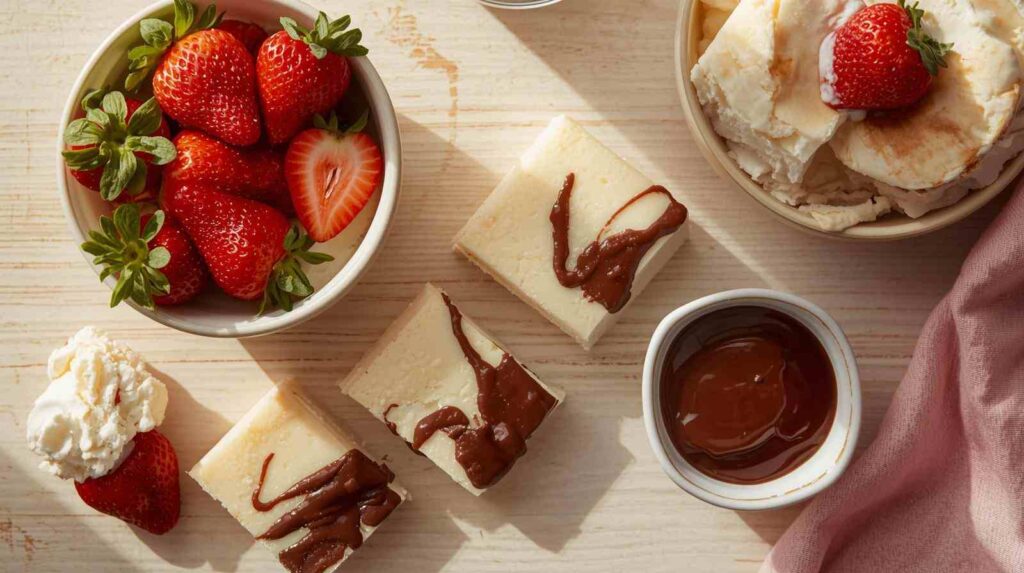 Ingredients You’ll Need for Dipped Strawberry Cheesecake Blizzard 