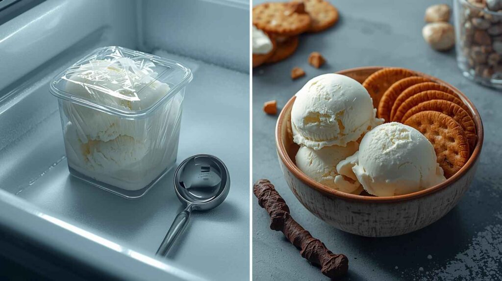 Freeze Time, Storage & Serving Tips of Ben and Jerry Milk and Cookies Ice Cream