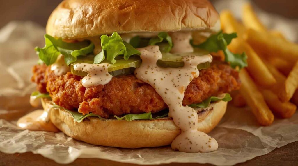 Ghost Pepper Ranch Chicken Sandwich (DIY)