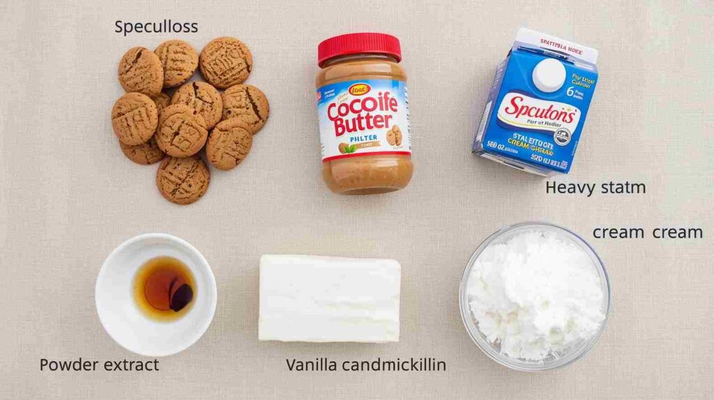 Ingredients You’ll Need for Delici Speculoos Cookie Butter Mousse Cups