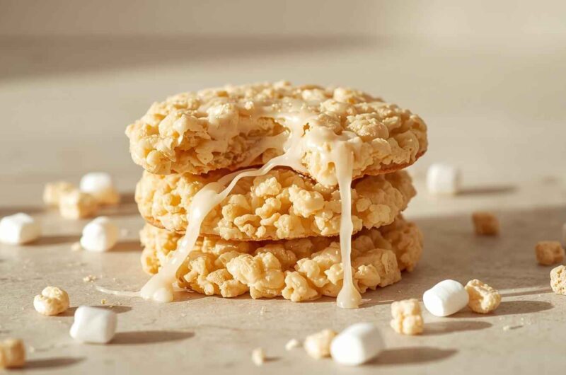 Marshmallow Crispy Cookie Recipe