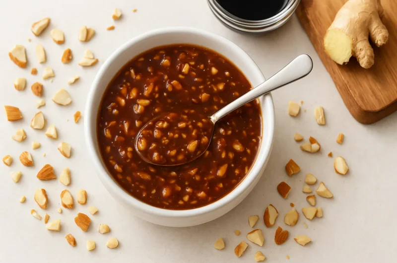 Copycat Chopped Almonds and Asian Sauce Recipe