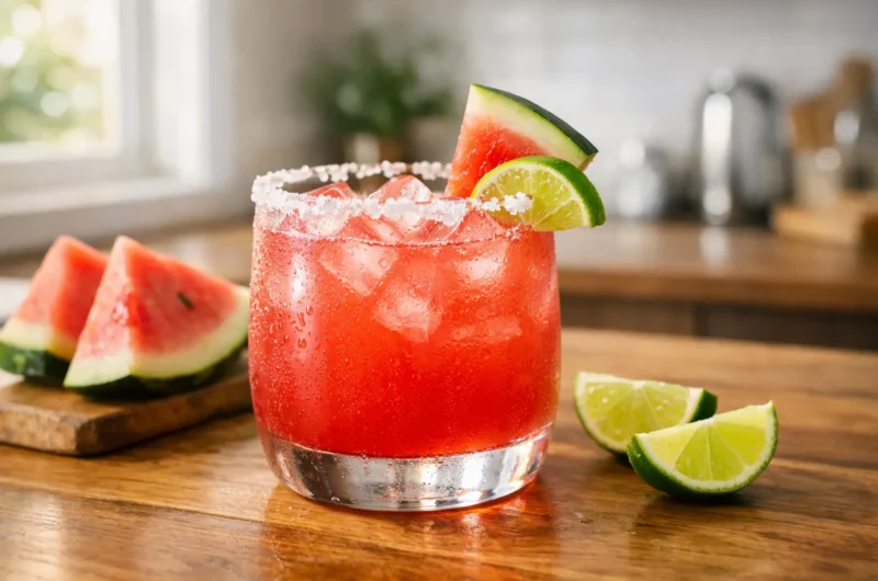 Copycat Applebee’s Watermelon Mana Margarita Recipe