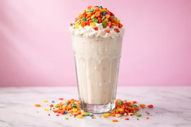 Copycat Dairy Queen Fruity Pebbles Shake Recipe